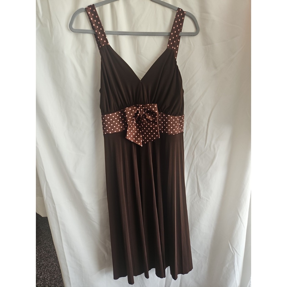Taboo 3x Dress Pleated Dress Brown